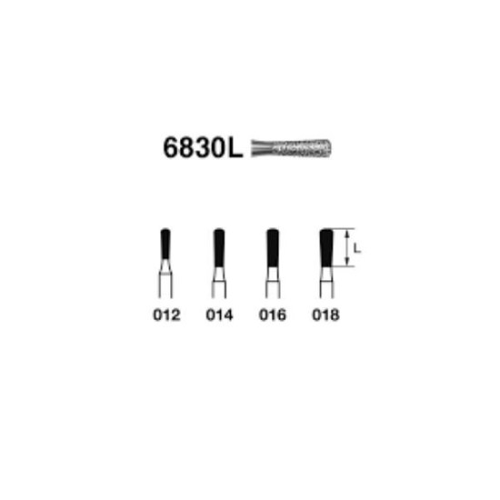 6830L-012 FG FRESA DIAMANTE GRANO GRUESO 5u