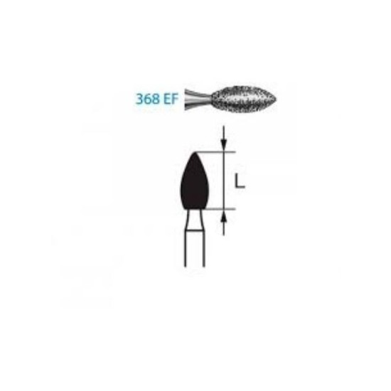 368EF-016 FG FRESA DIAMANTE GRANO EXTRAFINO 5u
