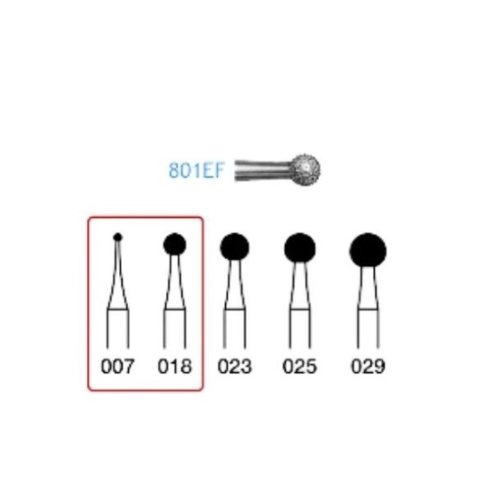 801EF-018 FG FRESA DIAMANTE GRANO EXTRAFINO 5u