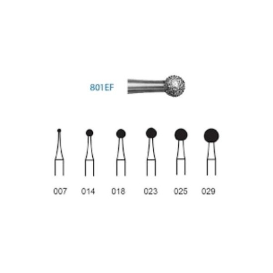 801EF-023 FG FRESA DIAMANTE GRANO EXTRAFINO 5u