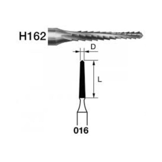 162-016K FRESA ACERO FG CIRUGIA 5u.