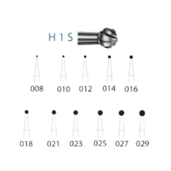 H1S-023 FRESA CA C.TUNGS. 5uds.