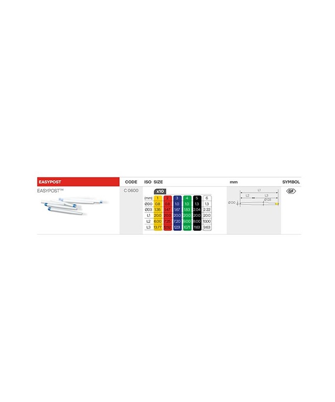 EASY POST ESPIGA Nº2 10u. C0600-2
