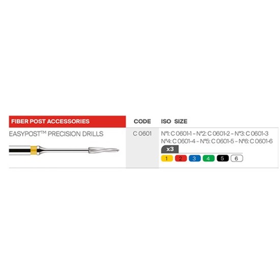 EASY POST FRESA PRECISION Nº1 3u. C0601-1