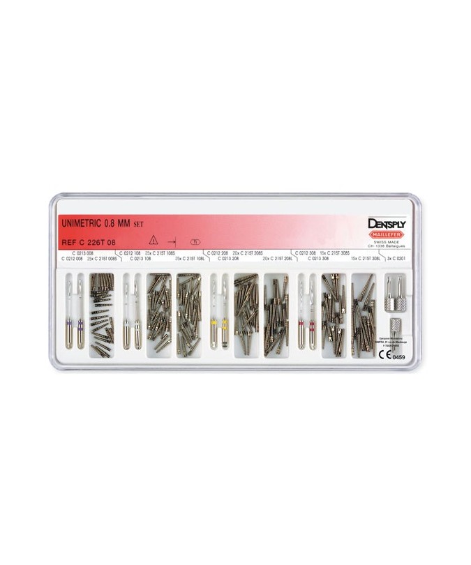 UNIMETRIC ESPIG.0.8mm C215T 208S 25u.