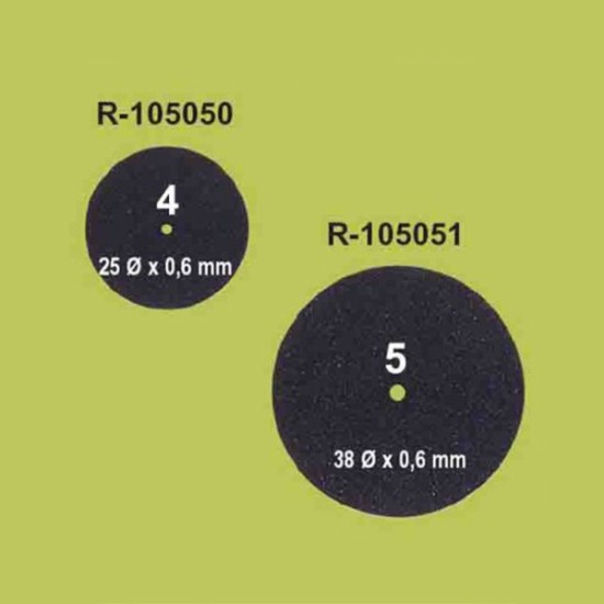 105050 DISCO DE CORTE STANDARD NEGRO 25X0.6 100und