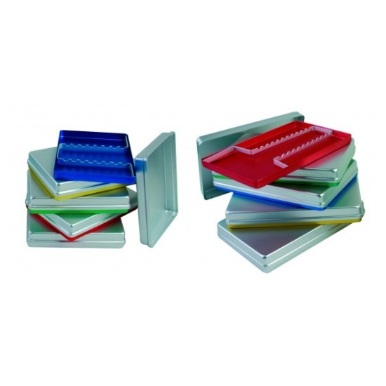 070442 BANDEJA GRANDE INSTRUM. ROJO 290x185mm.