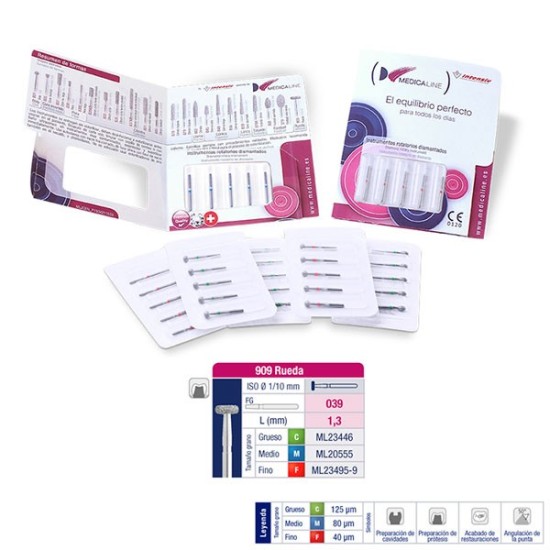 909M-039 FRESA FG DIAMANTE FIG 068 MEDIO 5 U.