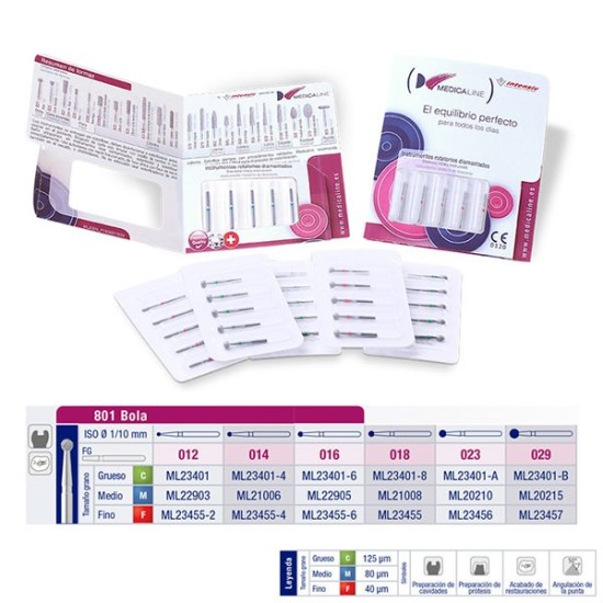 801C-029 FRESA FG DIAMANTE FIG 001 GRUESO 5 U.