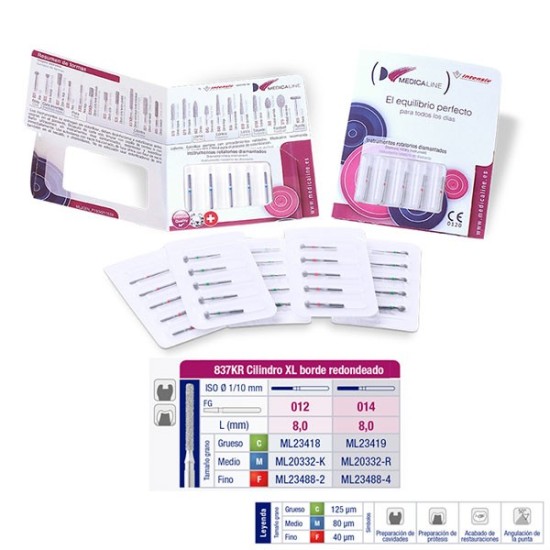 837KRC-014 FRESA FG DIAMANTE FIG 158 GRUESO 5 U.