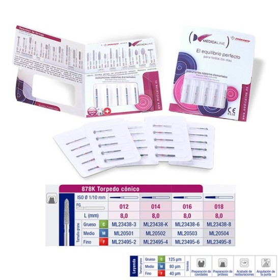 878KC-016 FRESA FG DIAMANTE FIG 298 GRUESO 5 U.