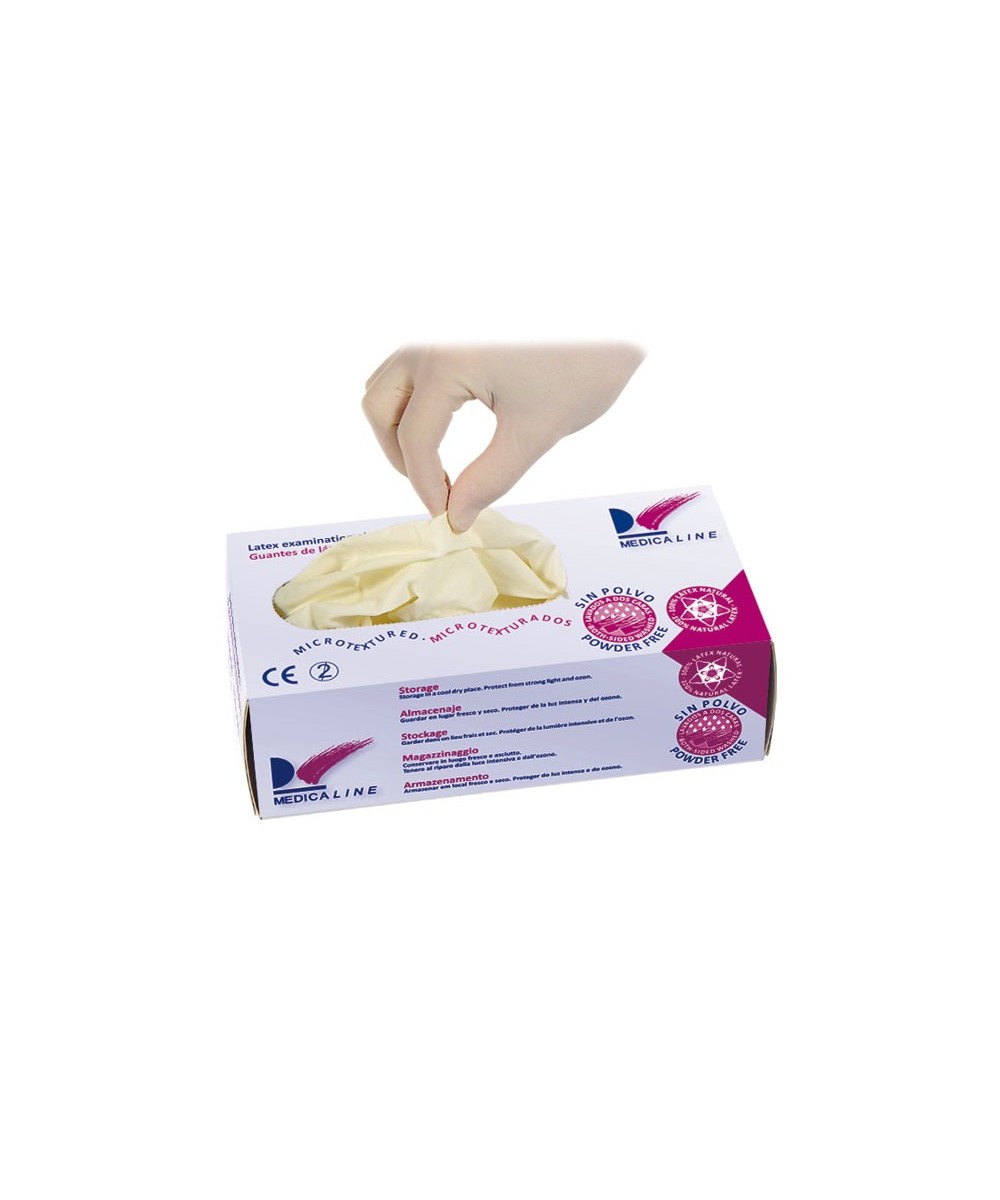 GUANTES LATEX PEQ.S/P. 100u