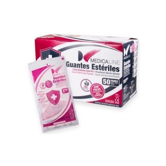 GUANTES LATEX ESTERILES Nº6 50 Pares