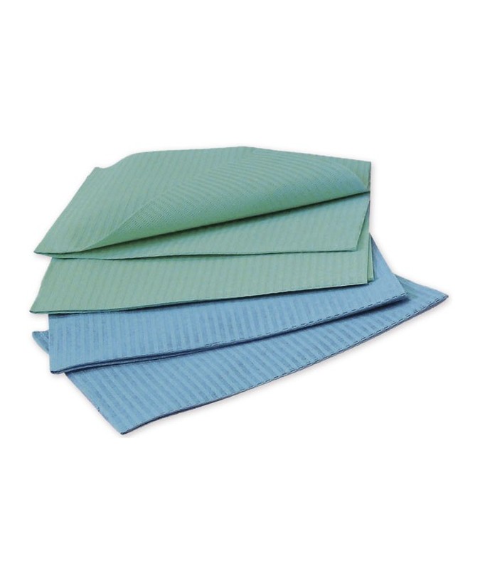 SERVILLETA PAP/PLAST. VERDE 500u.