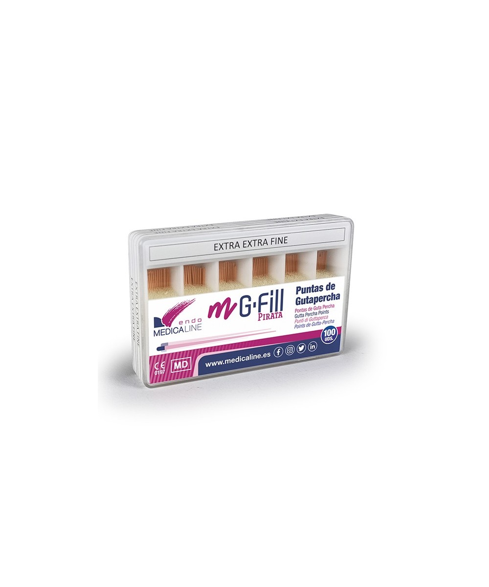 m-g-Fill GUTAPERCHA PIRATA ROSA MEDIUM 100u
