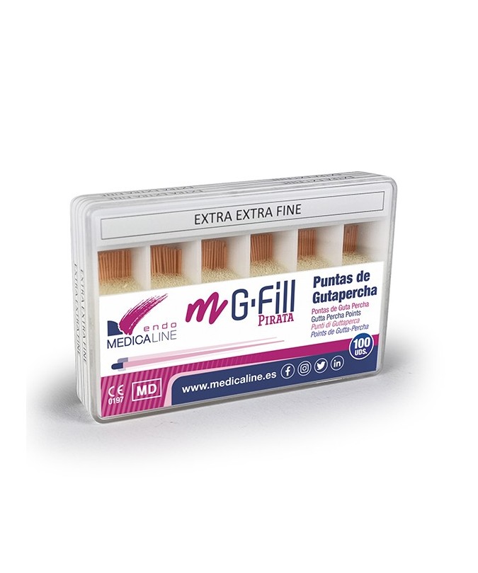 m-g-Fill GUTAPERCHA PIRATA ROSA LARGE 100u