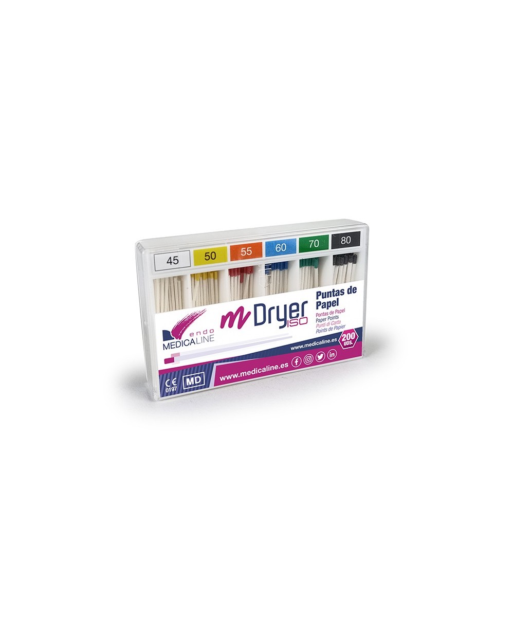 m-Dryer PUNTAS PAPEL PTA.COLOR N.25 200u.