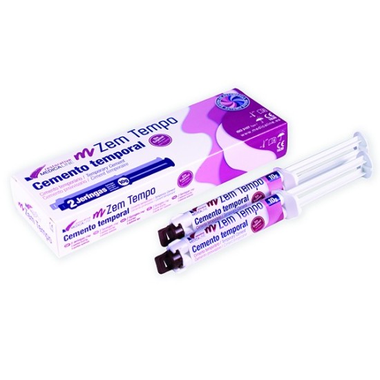 m-Zem Tempo CEMENTO TEMP. SIN EUGENOL JER. 2x10g.