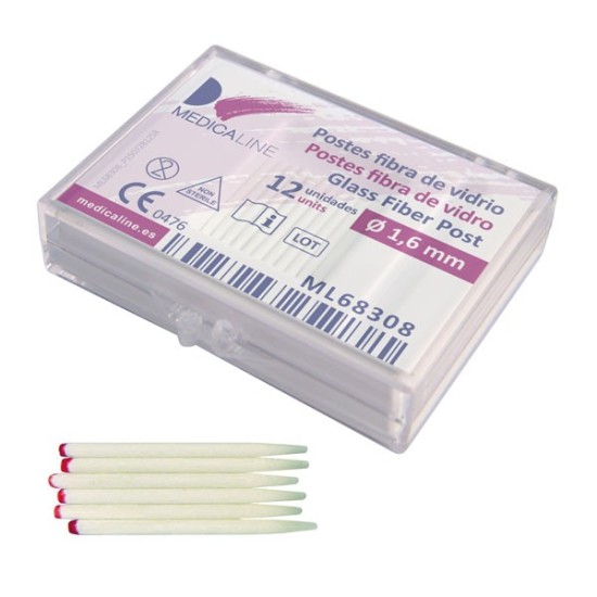 m-Post Glass POSTES ENDO 1,6mm. 12u.