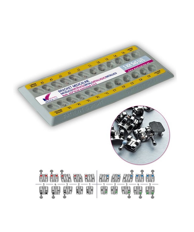 Bracket ML metal Roth .018 kit