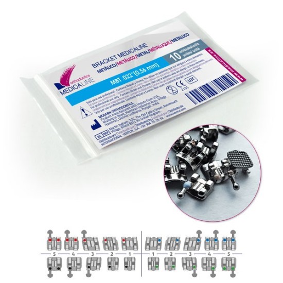 Bracket ML metal Roth .018 L1/2L rep