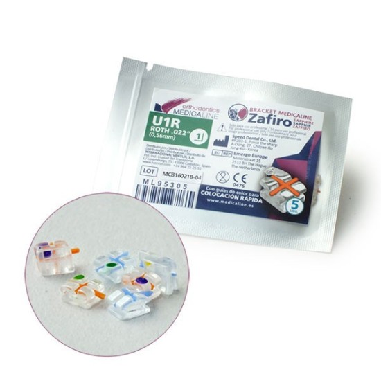 Bracket ML Zafiro Roth .022 L5L Hook rep 5u.