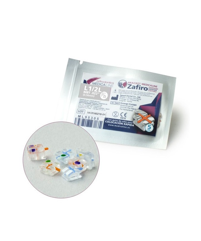 Bracket ML Zafiro MBT .022 L3L Hook rep 5u.