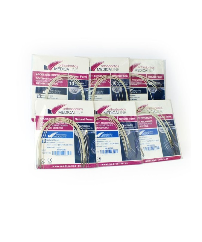 ARCO ML NITI ESTETICO REDO. INF. .016 NAT. F. 10u.