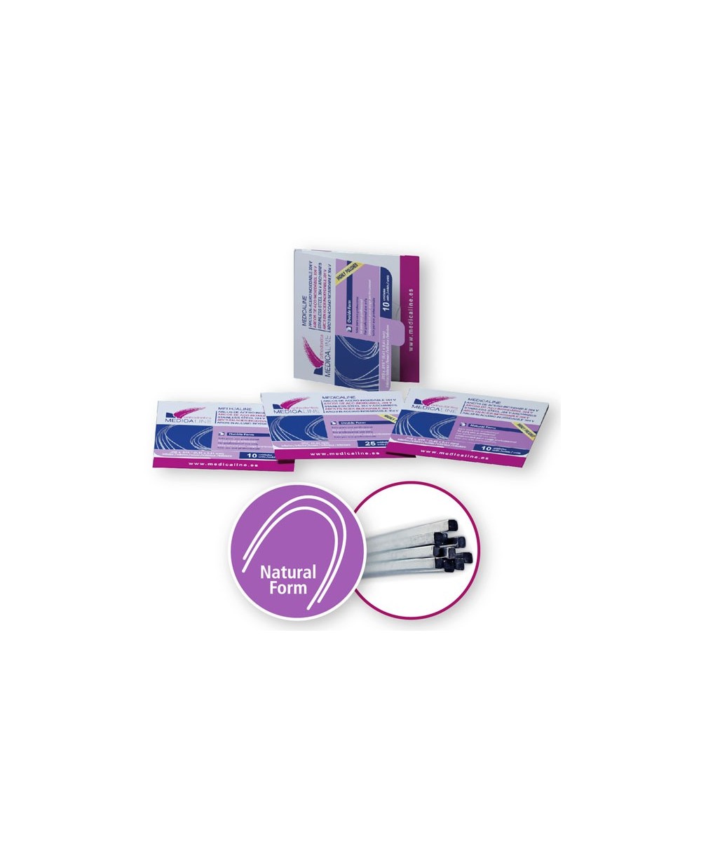 Arco ML acero rect inf 16x22 Natural form 10u.