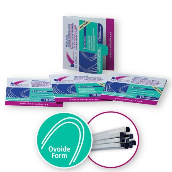 Arco ML NiTi rect inf 16x16 Ovoide 10u.