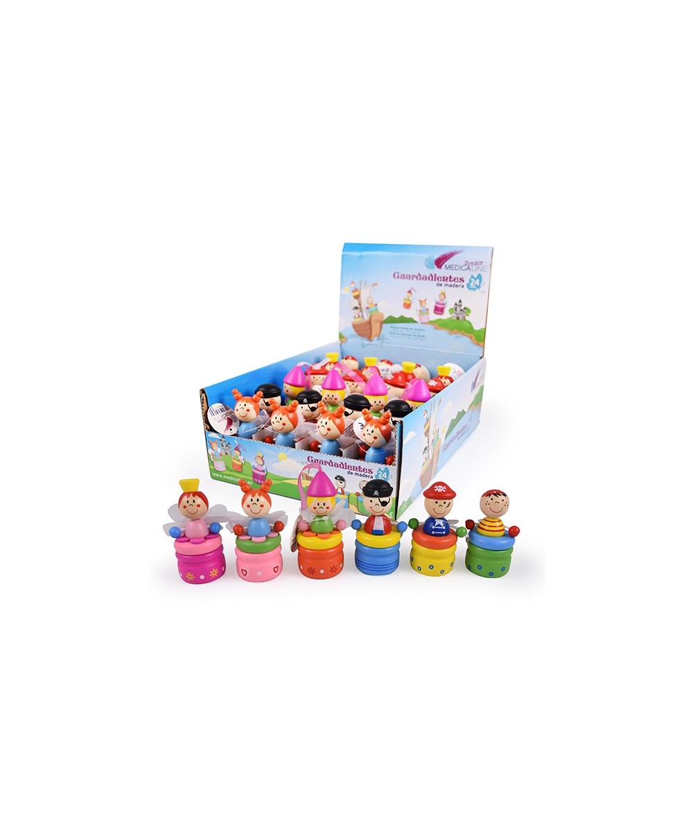 GUARDADIENTES MADERA MEDICALINE JUNIOR 12u.