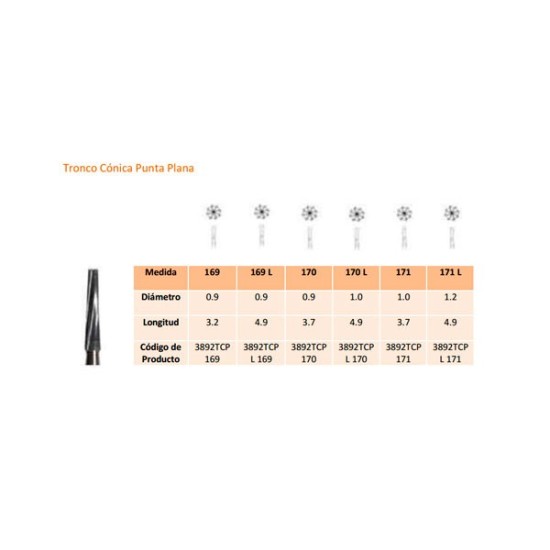 170L FG CARB.TUNGS.FIG.23L 5ud