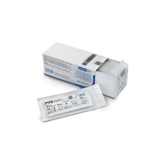 SUTURA PTFE 5/0 3/8 CIRCULO AG.12mm P.CORTANTE 12u