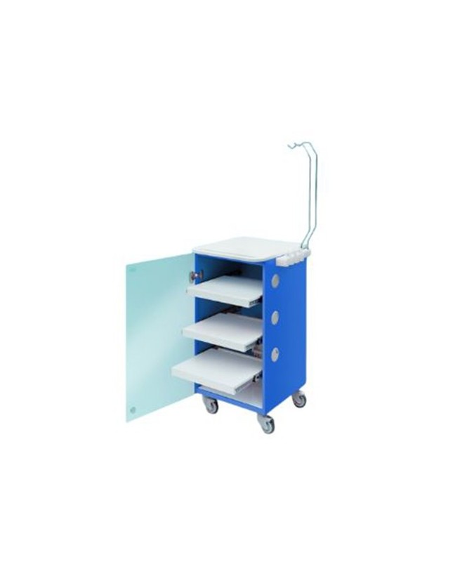 LC IMPLANT SUITE 3 ESTANTES EXTRAIBLES AZUL