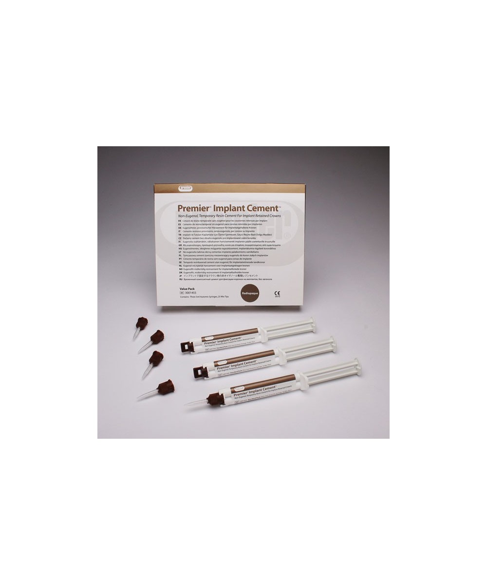 PREMIER IMPLANT CEMENT VALUE PACK 3x5ml.+ACC.