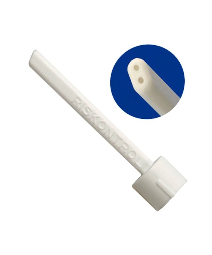 201770 RISKONTROL PUNTAS ESTERILES BLANCAS 96u.