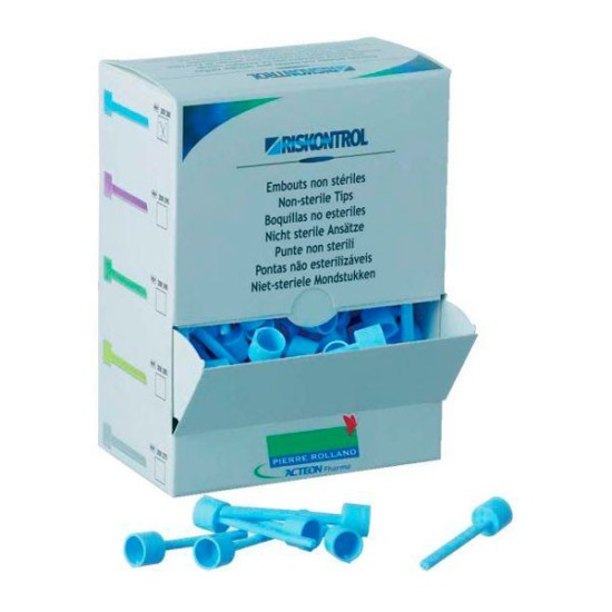 201665 RISKONTROL PTAS. NO ESTER. AZULES 250und.