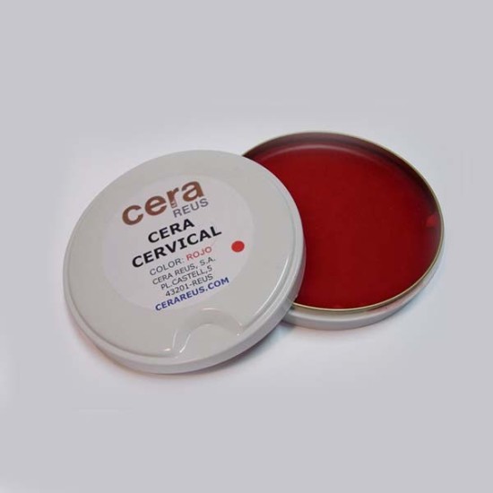 CERA CERVICAL ROJA TARRINA 50gr.