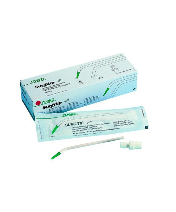 SURGITIP MICRO CANULA ASP. QUIRUR. 20u.+ADAP.