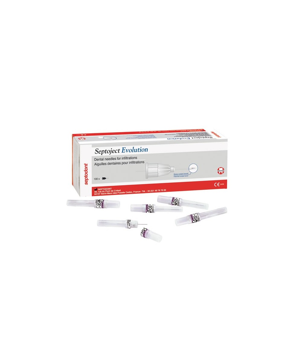 AGUJAS SEPTOJECT EVOLUTION 30G 16 0,3x16mm 100u.
