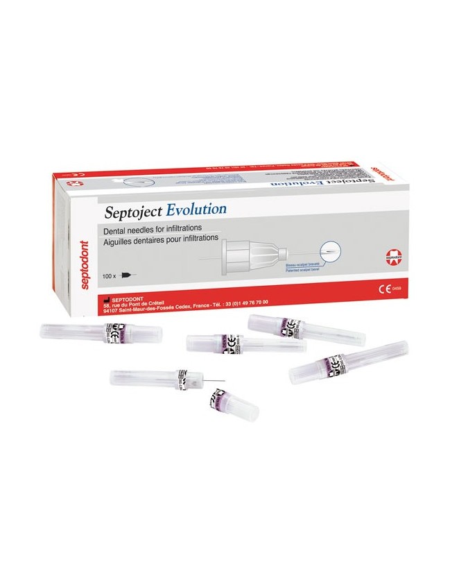 AGUJAS SEPTOJECT EVOLUTION 30G 16 0,3x16mm 100u.