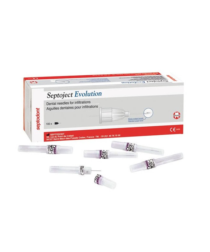 AGUJAS SEPTOJECT EVOLUTION 27G 16 0,4x16mm 100u.