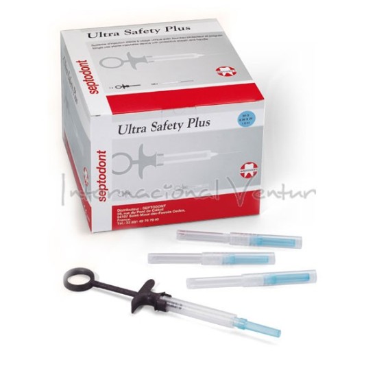 AGUJAS ULTRA SAF. PLUS TWIST 30G 10 0,3x10mm 100u.