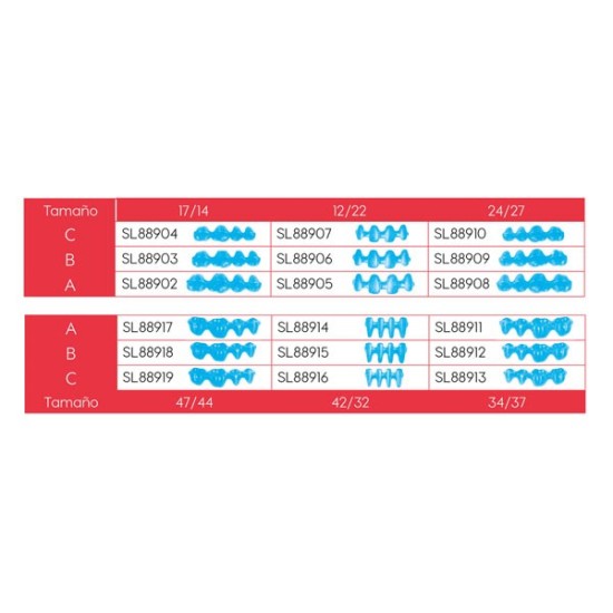 17/14A PREFORMA BLOQUE 15uds.