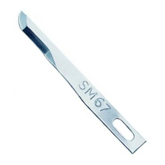 HOJA BISTURI DESECHABLE ESTERIL SM67 25 und.