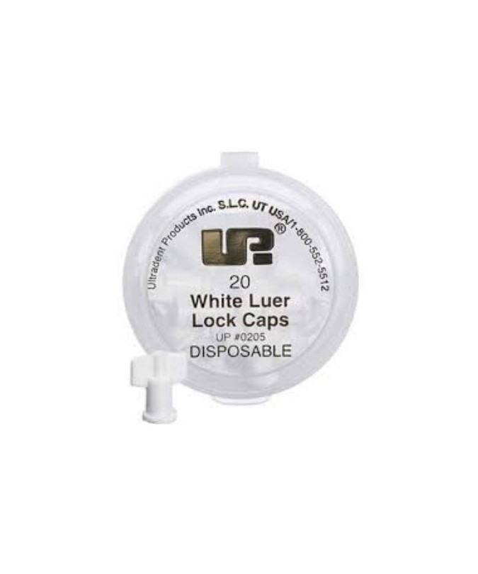 LUER LOCK CAPS WHITE 20u.