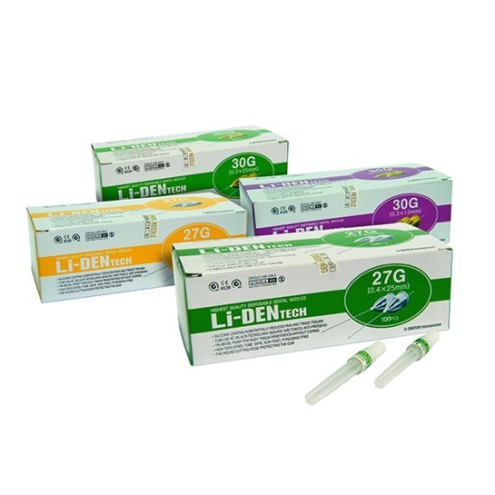 AGUJAS LI-DEN 27G LARGA 0,4x38mm 100uds.