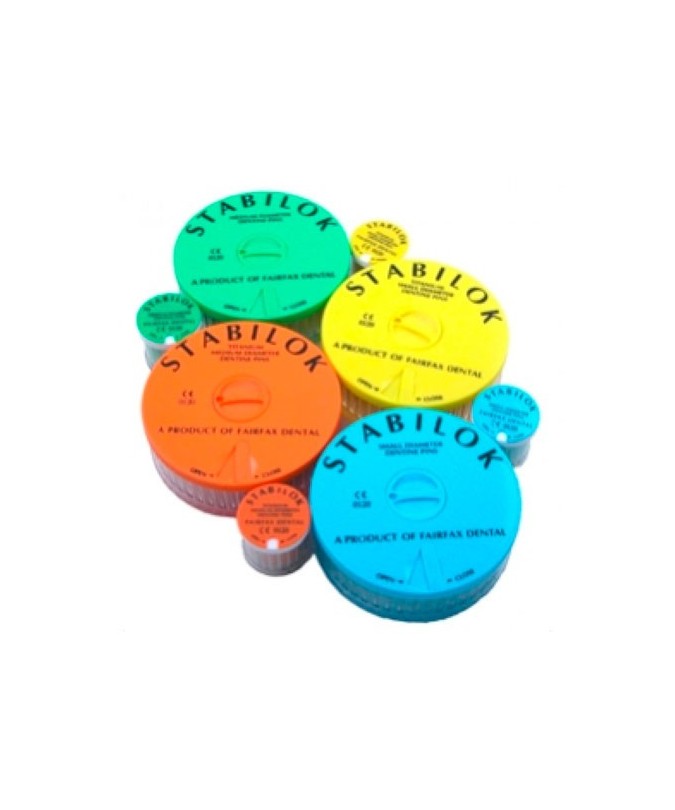PINS STABILOK ACERO 0.76 VERDE 20u.