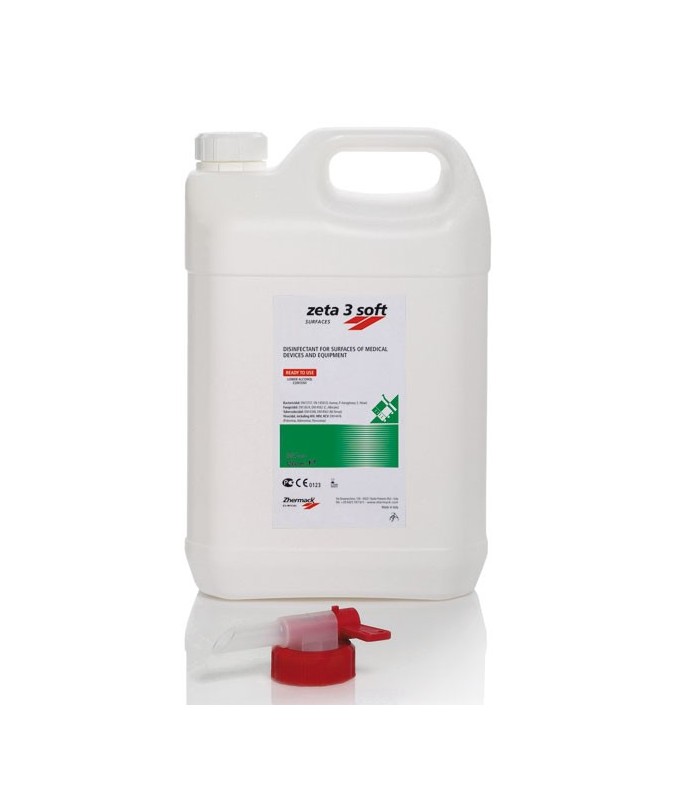 Zeta 3 Soft desinfectante superficies 5 L | Zhermack