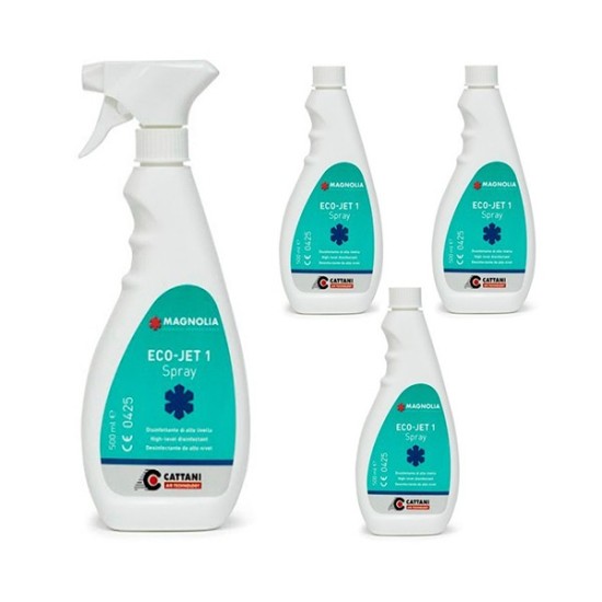 ECO JET 1 SPRAY DESINF. 500ML(CAJA 4 UDS.)